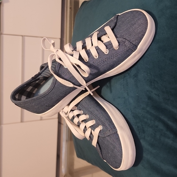 Keds Women's Kickstart Mini Chambray Sneaker - Lightweight Denim-Look Sneakers With Dream Foam Footbed - View #9
